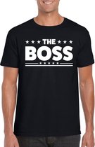 The boss heren shirt zwart - Heren feest t-shirts M