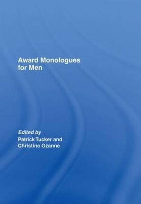 Foto: Award monologues for men