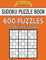 Sudoku Puzzle Book, 600 Puzzles, 300 Medium and 300 Hard