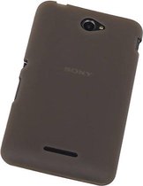 Sony Xperia C4 - TPU Cover Transparant Grijs - Back Case Bumper Hoes Cover