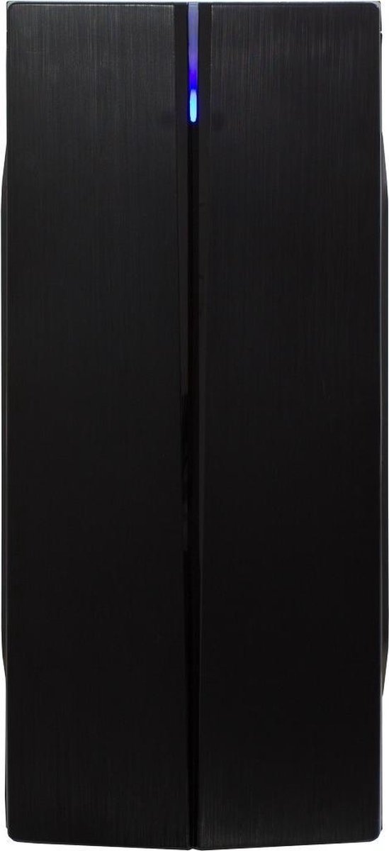 Inter-Tech B-48 tower-behuizing 2x USB-A 2.0, 2x Audio