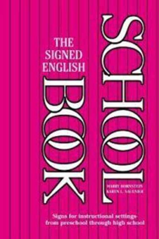 The Signed English Schoolbook - cover
