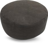 Meditatiekussen stonewash grijs 36x17cm