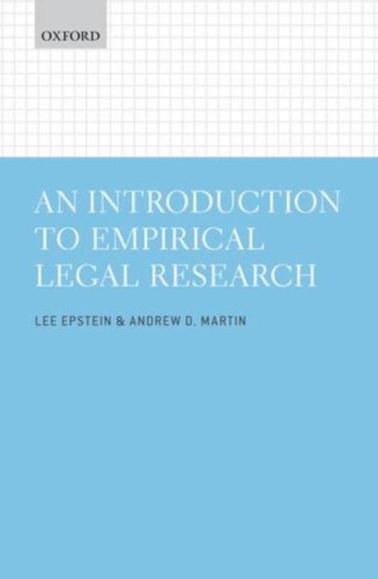 advanced introduction to empirical legal research