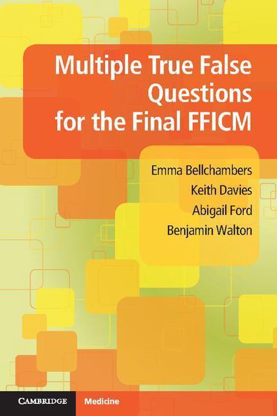 Multiple True False Questions for the Final FFICM - cover