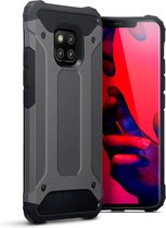 Huawei Mate 20 Pro Rugged Case hoesje - CaseBoutique - Effen Grijs - Kunststof