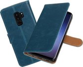 BestCases - Samsung Galaxy S9+ Pull-Up booktype hoesje blauw