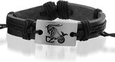 Montebello Armband Steenbok - PU Leer - Metaal - Horoscoop - Verstelbaar