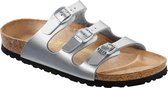 Birkenstock Florida Instap Slipper Dames  Slippers - Maat 36 - Vrouwen - zilver