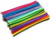 Chenilledraad Pijpenragers - Multicolor Diverse Kleuren Assorti - Chenille Draad - 100 Stuks - Buigzaam Ijzerdraad -  30CM AA Commerce
