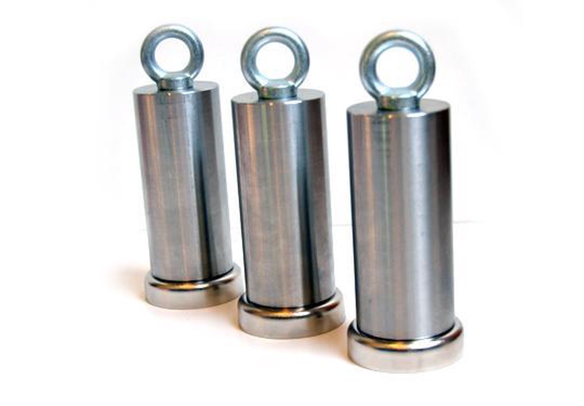 Verzwaarde neodymium vismagneet 130 kg ✓ Gratis touw | ✓ Gratis geleverd