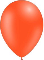 100 stuks - Feestballonnen oranje 26 cm pastel professionele kwaliteit