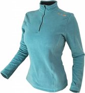 Outdoor fleece trui dames - L - Turquoise hoesje