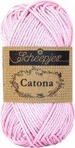 SCHEEPJES CATONA 246 ICY PINK. PAKJE MET 5 BOLLEN a 50 GRAM. KL.NUM. 11.