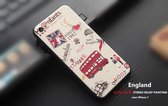 Design 3D Softcase Hoesje - iPhone 7 / 8 - England
