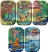 Pokemon kaarten - Kanto Friends Mini Tin - Set van 5 mini tins