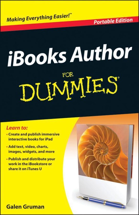 iBooks Author For Dummies - cover