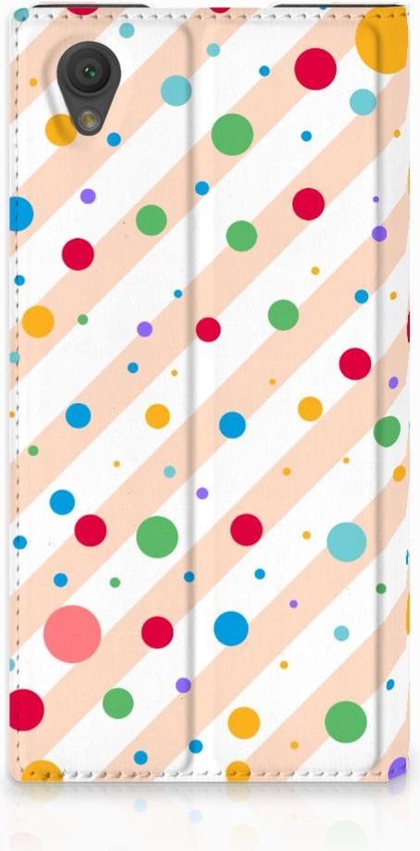 Sony Xperia L1 Hoesje met Magneet Dots