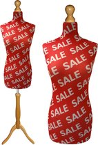 Sale paspop met licht bruine sparkling driepoot 44/46