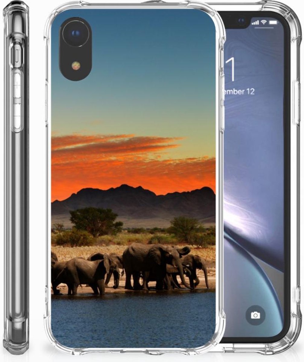 Apple iPhone Xr Case Anti-shock Olifanten