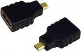 G&BL HDMIAFDM tussenstuk voor kabels HDMI Micro-HDMI Zwart