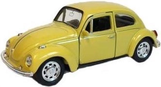 twaalf rouw Kindercentrum Speelgoed Volkswagen Kever gele auto 12 cm | bol.com