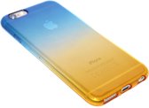 Siliconen hoesje geelblauw Geschikt voor iPhone 6 / 6S
