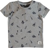 Name it Meisjes T-shirt - Grey Melange - Maat 80