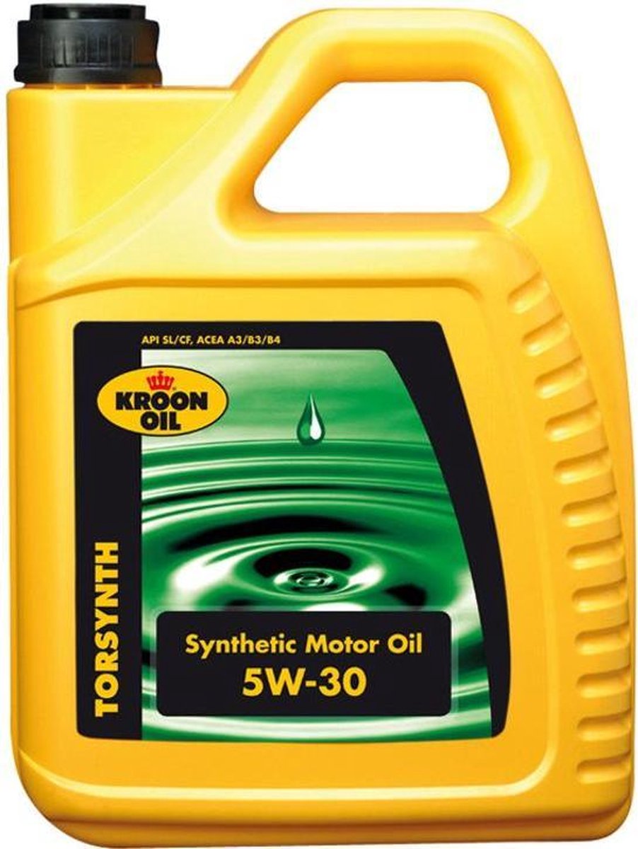 KROON-OIL Aceite de Motor Para Coche Sintético 5W30 C3 Para Diésel Gasolina  y LPG - TORSYNTH MSP 5L : : Coche y moto