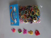 Loom bands Colorful Colormix Mix met 5 Gratis Bedels