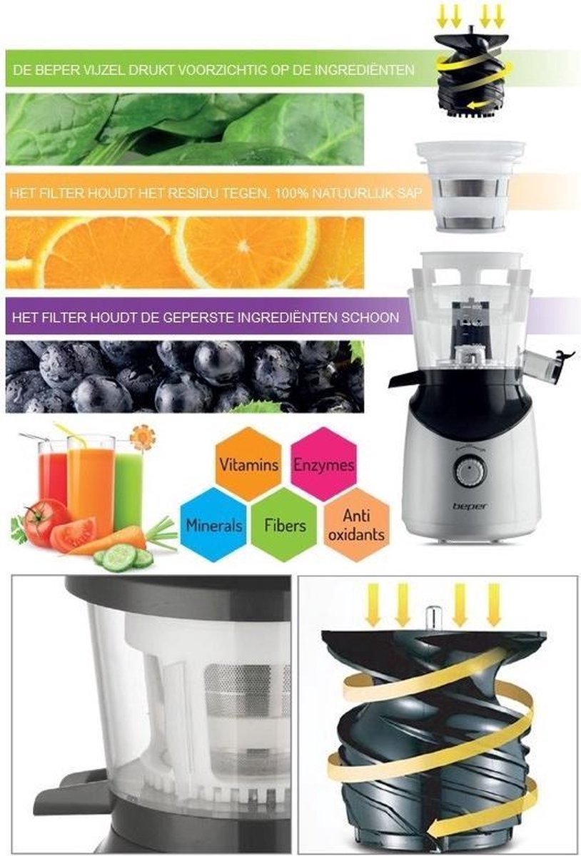 Beper 90.421 - Slow Juicer thumbnail 3