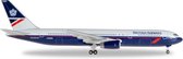 Herpa Boeing vliegtuig British Airways- B767-300 Landor colors