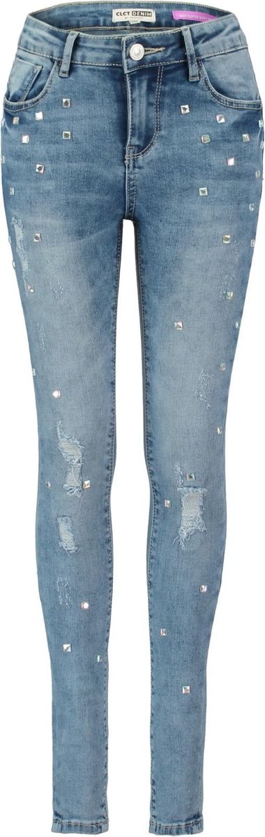 Coolcat Broek Jeans Yindyhs - Dirty Denim - 158/164 | bol.com