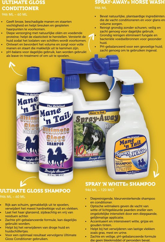 Mane 'n Tail Shine On – 946 Ml, Für Glänzendes Fell, Gutes Preis-Leistungs-Verhältnis