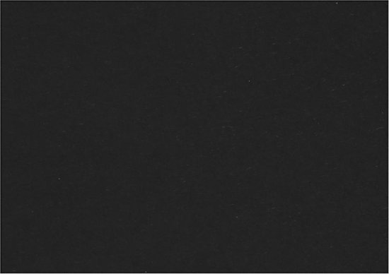 bol.com | Decoratie Karton, A4 210x297 mm, 200 gr, 100 vellen, zwart