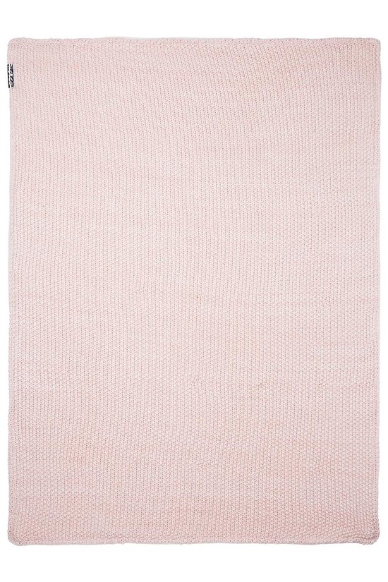 Meyco Relief Mixed  met velvet ledikantdeken - 100x150 cm - Roze — afbeelding 3