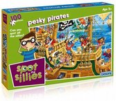 Legpuzzel van 100 stukjes - Gibsons - Spot the Sillies, Pesky Pirates, John Francis