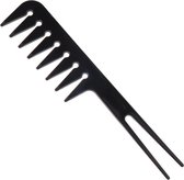Brede Grove 8 tanden Kam|Styling Tool zwart|Kapper Kam|Haar Kam|Haar Accessoire|Anti-statisch|Cabantis|Anti-klit