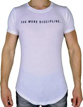 The More Discipline T-Shirt Stretch | Wit (L) - Disciplined Sports