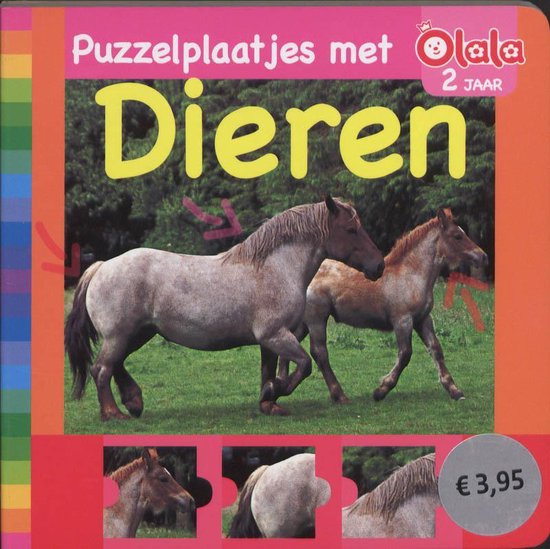 Puzzelplaatjes met dieren / 2 jaar - cover