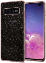 Spigen Liquid Crystal Glitter Samsung Galaxy S10 Plus Hoesje Rose Quartz