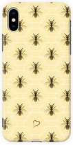 Fashionthings Bee inspired iPhone X/XS Hoesje / Cover - Eco-friendly - Softcase