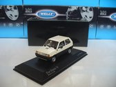 The 1:43 Diecast Modelcar of the Fiat Panda 34 of 1980 in White. The manufacturer of this scalemodel is Minichamps.