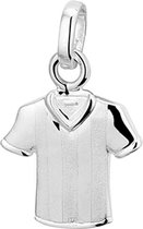 The Jewelry Collection Hanger Voetbalshirt Poli/mat - Zilver