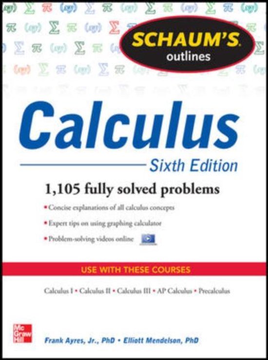 Schaums Outline Of Calculus 6th Edition