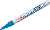 Uni Paint PX-21 Paint Marker - Lichtblauwe verfstift met 0.8 – 1.2 mm punt