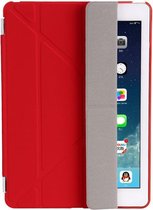 Shop4 - iPad 9.7 (2017) Hoes - Origami Smart Book Case Rood