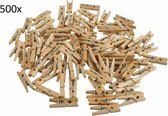 Petits chevilles en bois Mini - Pinces à linge en carte - Pinces à linge photo Pinces à linge de naissance - 500 pièces
