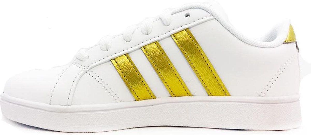 Witte adidas Sneakers Gouden Strepen Baseline Maat 2/3 | bol.com