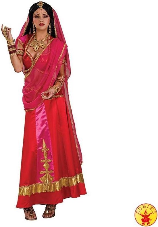 Bollywood indiase sari rood voor dames | bol.com
